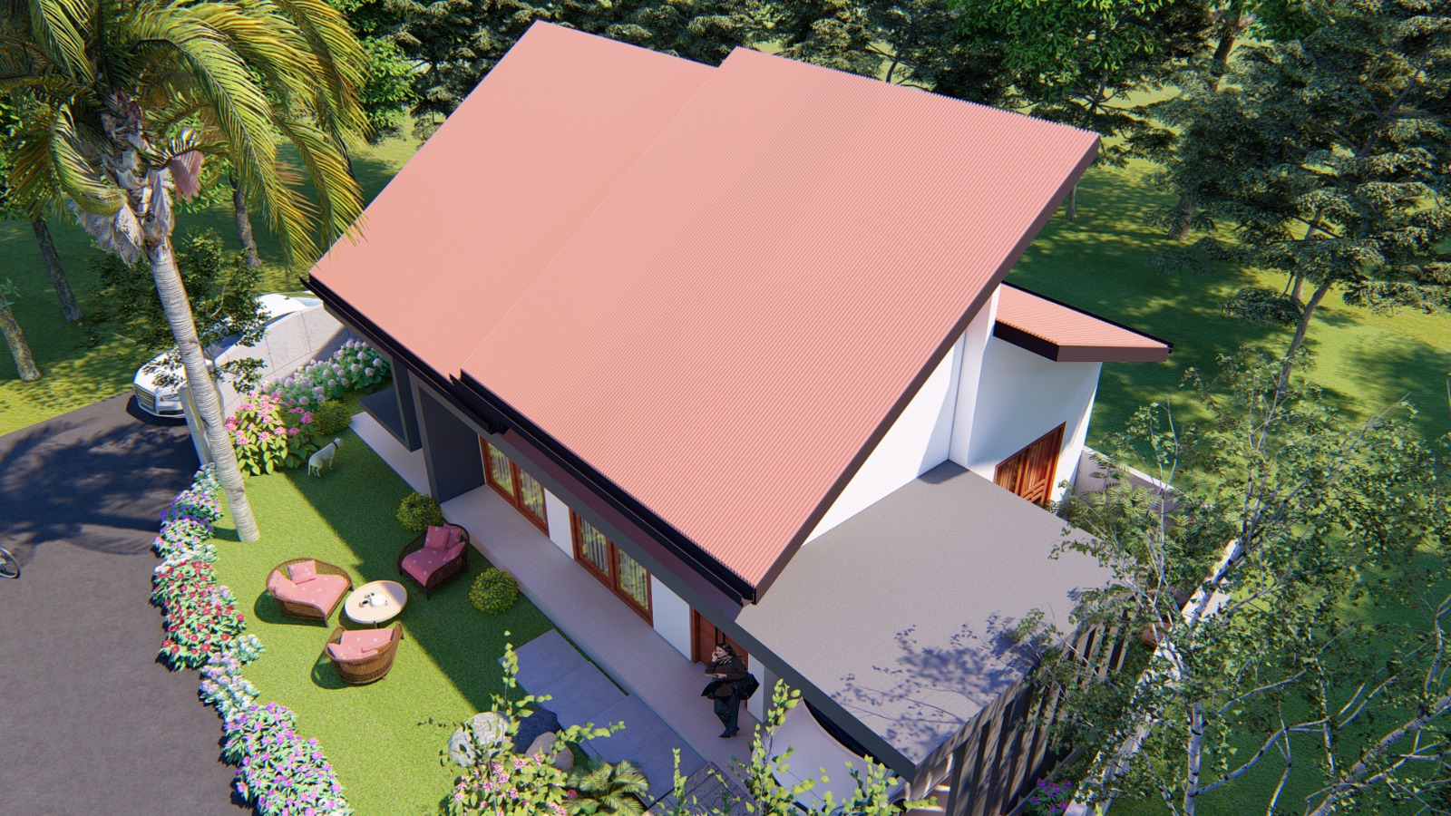 Modern architectural building design